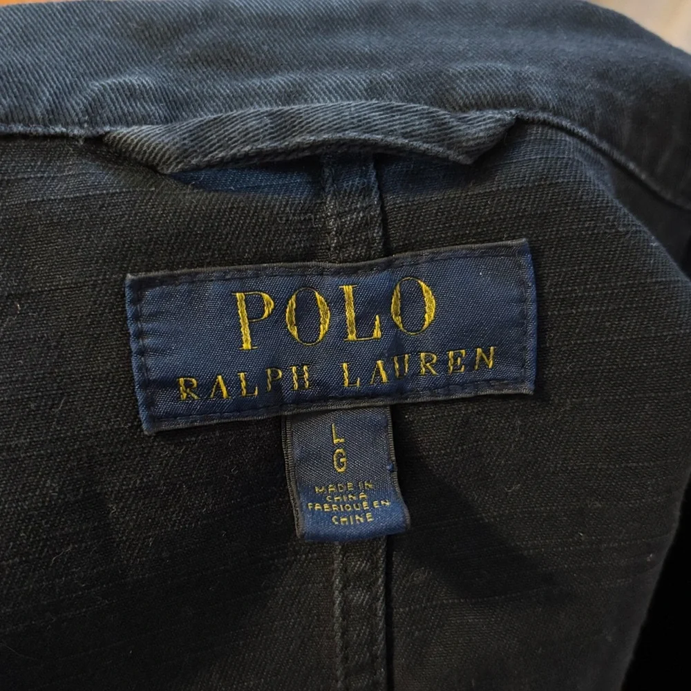 Polo Ralph Lauren khaki black blazer  L